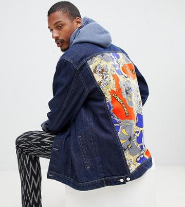Reclaimed Vintage X Looney Tunes Denim Jacket With Back Panel - Blue