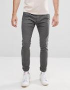 Selected Homme Slim Fit Pants - Gray