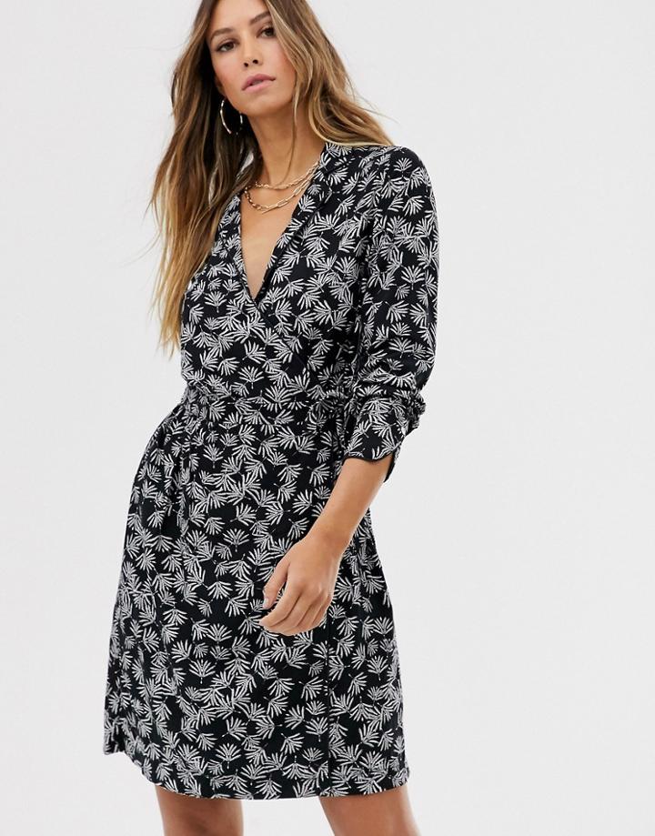 Vila Floral Wrap Dress