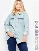 Junarose Chanan Denim Shirt - Light Blue Denim
