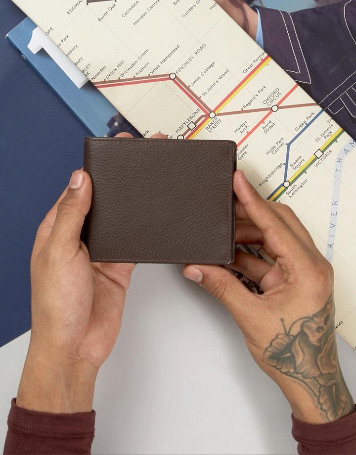 Dead Vintage Classic Leather Wallet - Brown