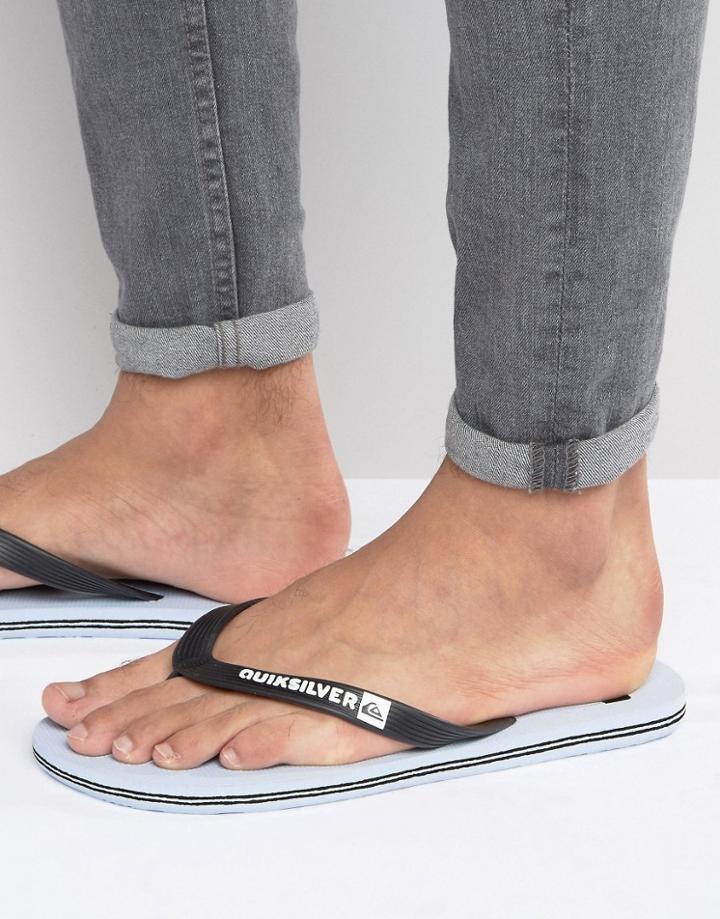 Quiksilver Molokai Flip Flops - White