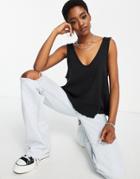 We The Free By Free People Harper Tank In Washed Black