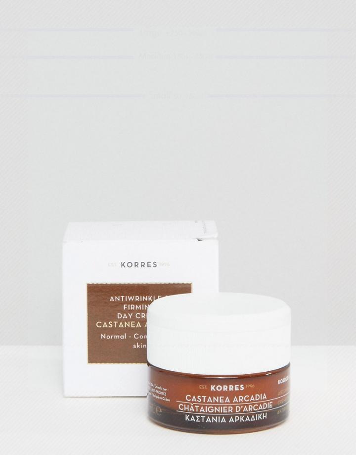 Korres Castanea Arcadia Day Cream Normal To Combination Skin 40ml - Clear