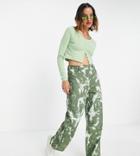 Noisy May Exclusive Cardigan In Mint - Part Of A Three Piece Set-green