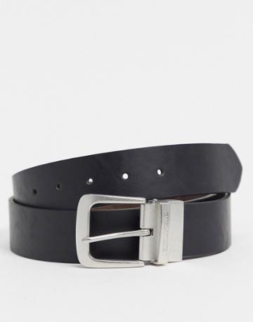 Lambretta Leather Reversible Belt-multi