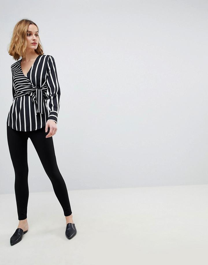 Warehouse Ponte Seam Leggings - Black