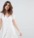 Zulu & Zephyr Exclusive Princess Seam Textured Beach Dress - White