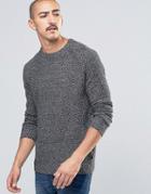 Ted Baker Salt & Pepper Knitted Sweater - Charcoal
