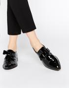 Aldo Gazoldo Black Patent Flat Shoes - Black
