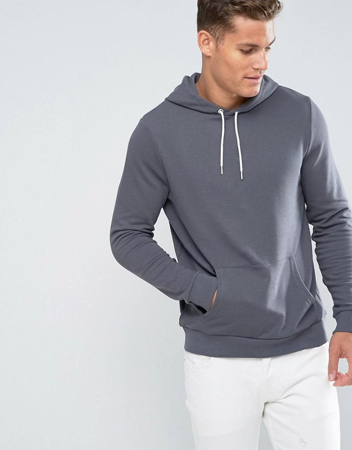 New Look Hoodie In Gray - Gray