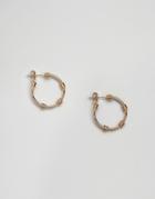 Pieces Small Hoop Earrings - Gold