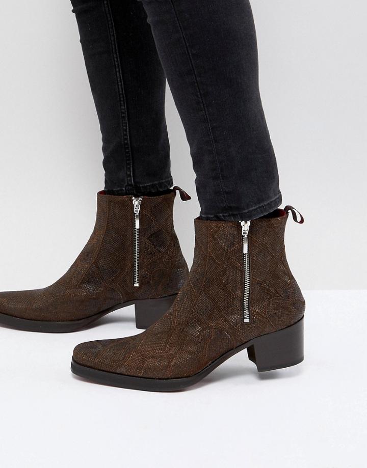 Jeffery West Manero Chelsea Boots - Brown