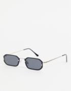 Madein. Slim Line Sunglasses-black