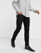 Selected Homme Slim Jeans Cotton Black - Black
