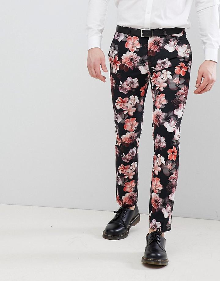 Noose & Monkey Super Skinny Side Stripe Pants - Black