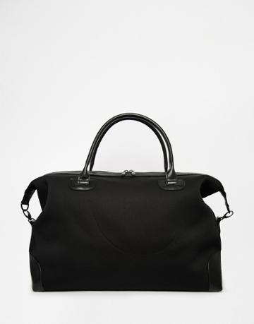 Asos Carryall In Black Scuba - Black