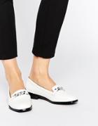 Asos Mystery Flat Shoes - White