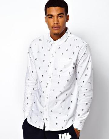 Undefeated Oxford Shirt Action Print Buttondown