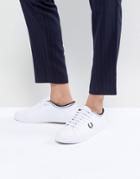 Fred Perry Kingston Leather Lace Up Sneaker - White