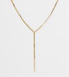 Asos Design Curve 14k Gold Plated Lariat Necklace