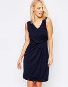 B.young Pleated Pencil Dress - Parisian Night