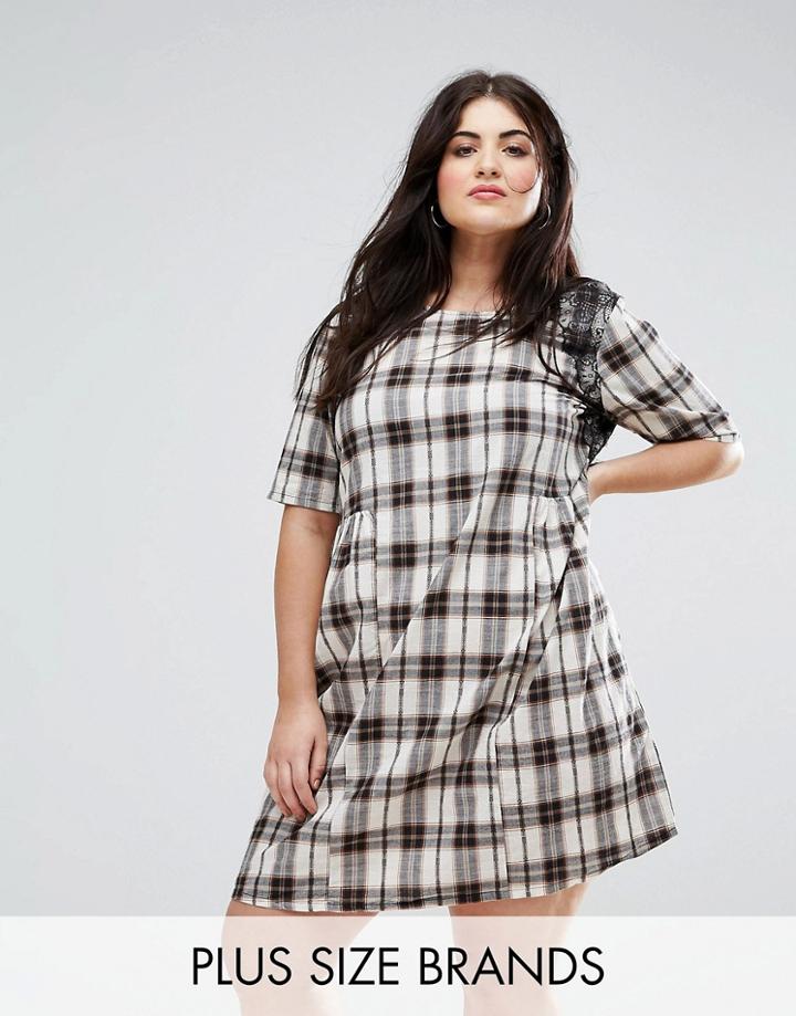 Junarose Check Dress - Multi