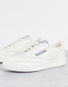 Reebok Club C 85 Vintage Sneakers In Chalk With Terry-white