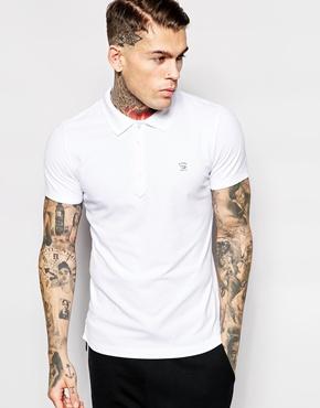 Diesel Polo T-yahei Slim Fit Jersey - White