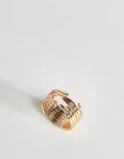 Asos Abstract Claw Thumb Ring - Gold