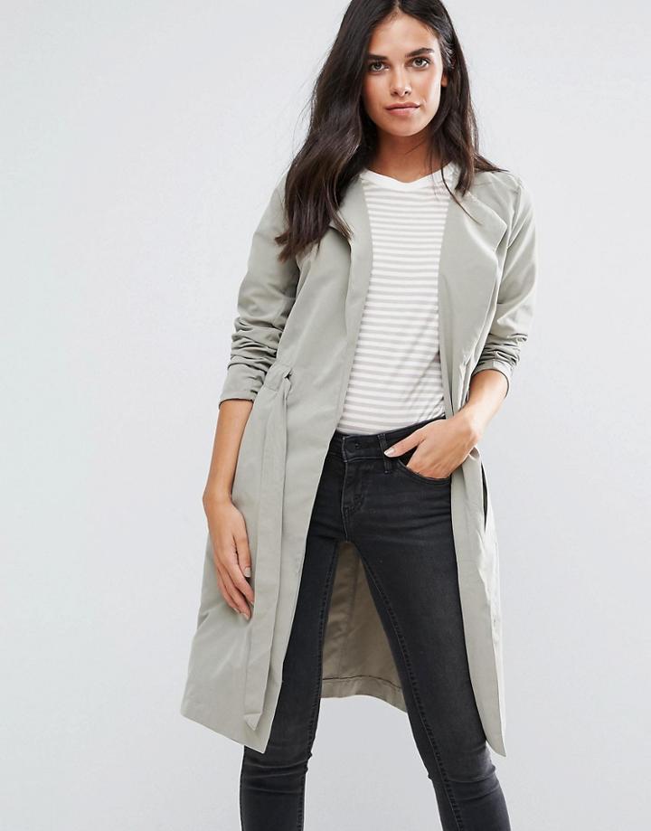 Vila Soft Wrap Jacket - Green