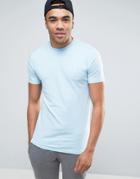 11 Degrees T-shirt In Blue With Logo - Blue