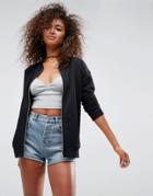 Asos Ultimate Bomber Jacket - Black
