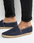 Kg By Kurt Geiger Loafers In Blue Suede - Blue