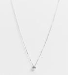 Kingsley Ryan Necklace In Sterling Silver With Clear Stone Pendant
