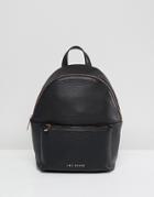Ted Baker Soft Grain Leather Backpack - Black