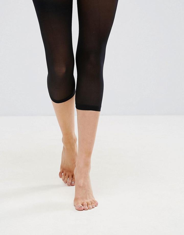 Asos 40 Denier Capri Footless Tights - Black