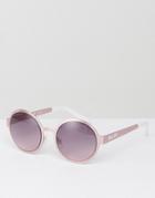 Miss Kg Round Tinted Lens Sunglasses - Pink
