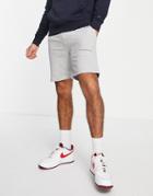 Brave Soul Jersey Shorts In Light Gray Heather