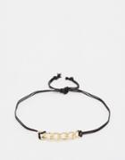 Designb Chain Woven Bracelet - Black