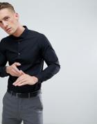 Burton Menswear Skinny Shirt In Black - Black