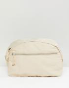 Asos White Cross Body Bag In Nylon - Beige