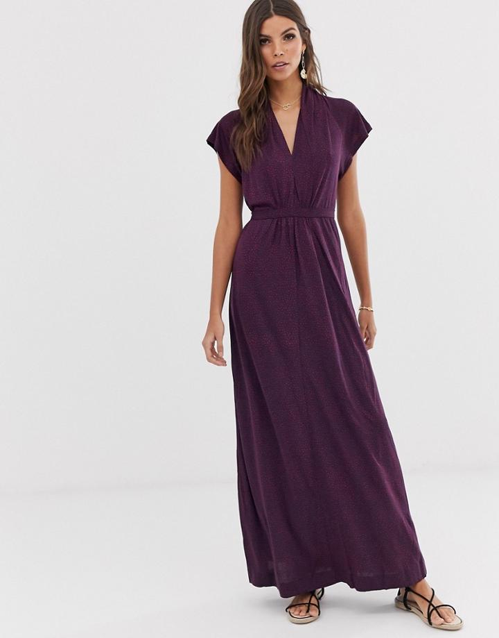 French Connection Callie Spotty Print Maxi Dress