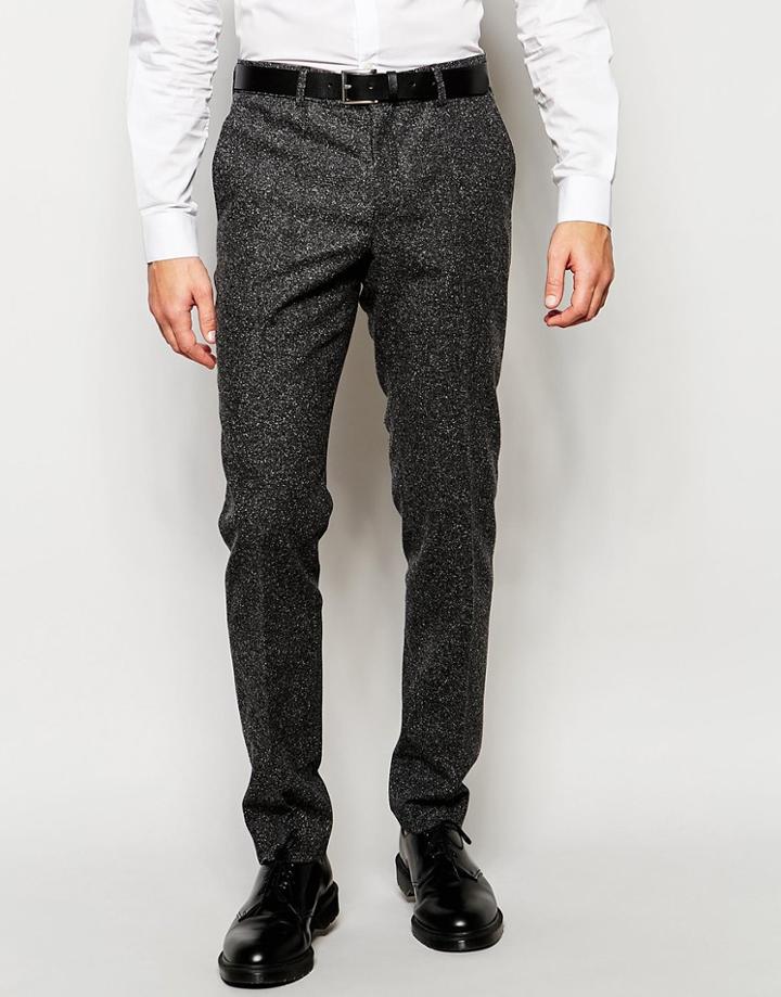 Minimum Pants With Flecking - Charcoal
