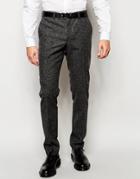 Minimum Pants With Flecking - Charcoal