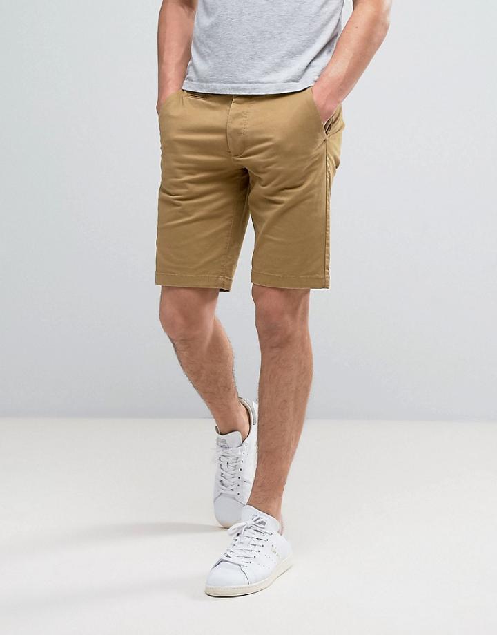 Jack & Jones Intelligence Chino Shorts In Regular Fit - Stone