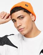 The North Face Fisherman Beanie In Orange-red