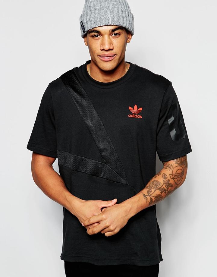 Adidas Originals T-shirt With Number Print Aj7831 - Black