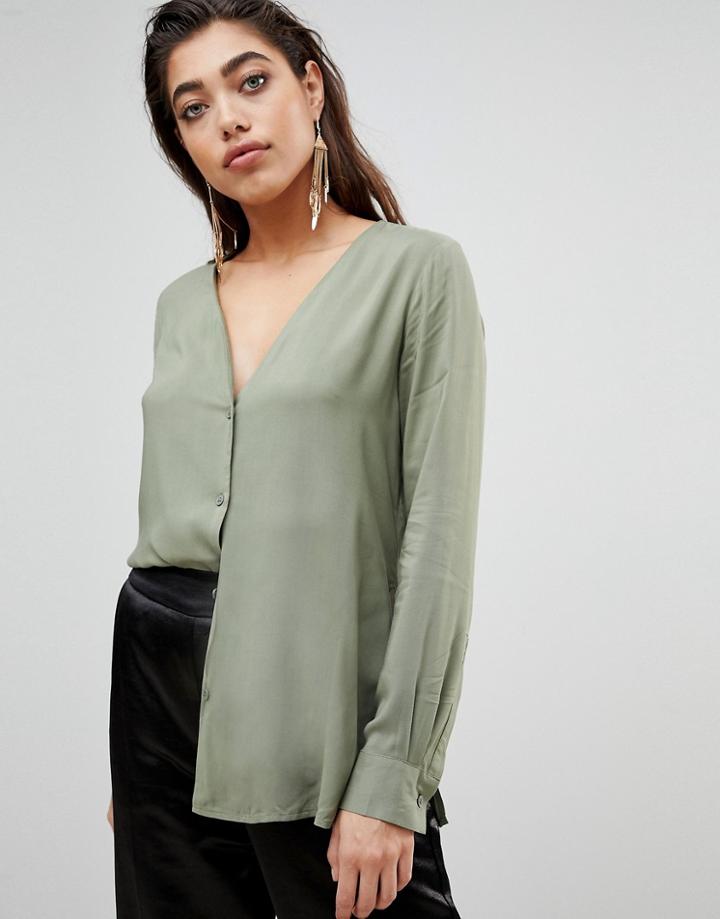 Ivyrevel Blouse With Button Front - Green