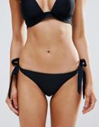 South Beach Tie Side Bikini Bottoms - Black